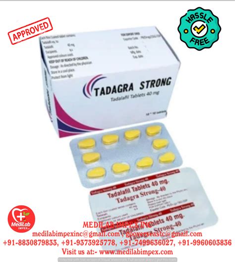 Tadagra Strong Tadalafil Mg At Rs Strip Cialis In Nagpur Id