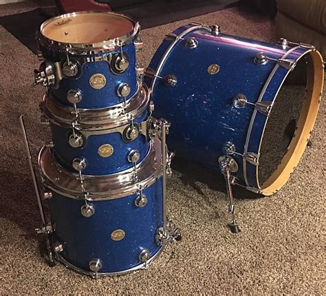 Dw Collector S Series Shell Pack Blue Glass Excellent Reverb