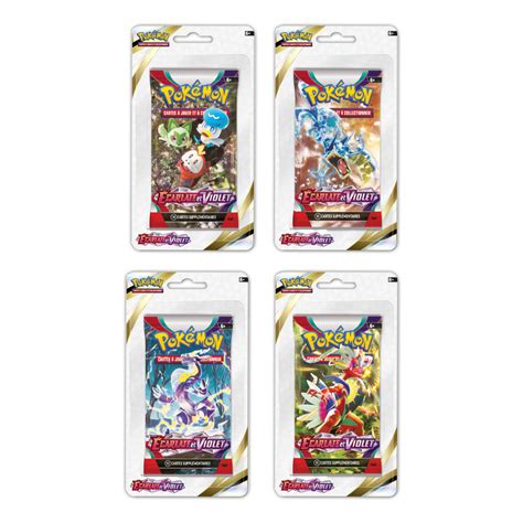 Artset Booster Pokémon Ev01 Écarlate Et Violet Sous Blister Jollycards