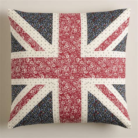 Union Jack Square Throw Pillow Throw Pillows Union Jack Cushions