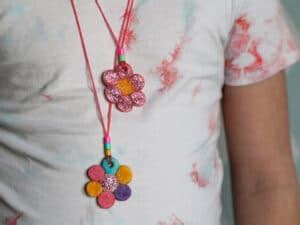 Ketting Knutselen Met Een Bloem Van Zoutdeeg Lady Lemonade