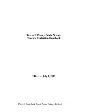 Fillable Online Tazewell County Public Schools Fax Email Print Pdffiller