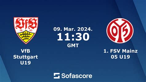 VfB Stuttgart U19 Vs 1 FSV Mainz 05 U19 Live Score H2H And Lineups