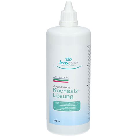 Lenscare Kochsalzlösung 380 ml Shop Apotheke