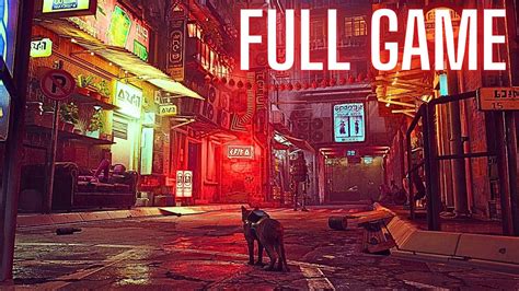 Stray Full Game Walkthrough 4k 60fps Youtube