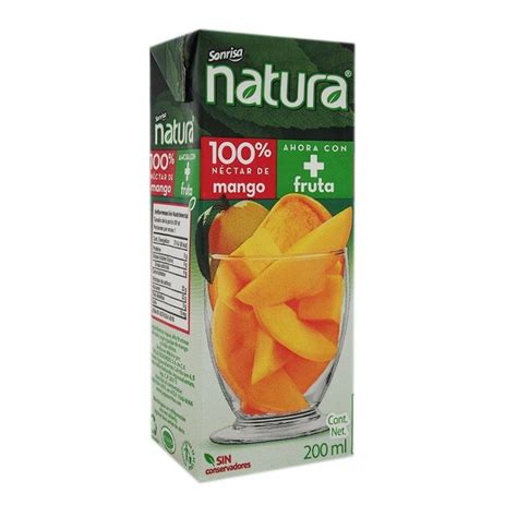 N Ctar Sonrisa Natura Mango Ml Walmart