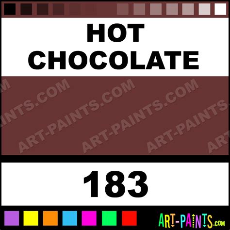 Hot Chocolate Decorative Fabric Textile Paints - 183 - Hot Chocolate ...