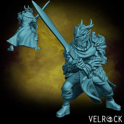 Wood Elf Swordsman Velrock 3d Printed Resin Miniature Mini Fantasy Dungeons And Dragons Pathfinder