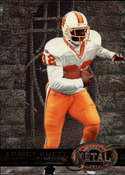 Metal Universe Football Card Errict Rhett Ebay