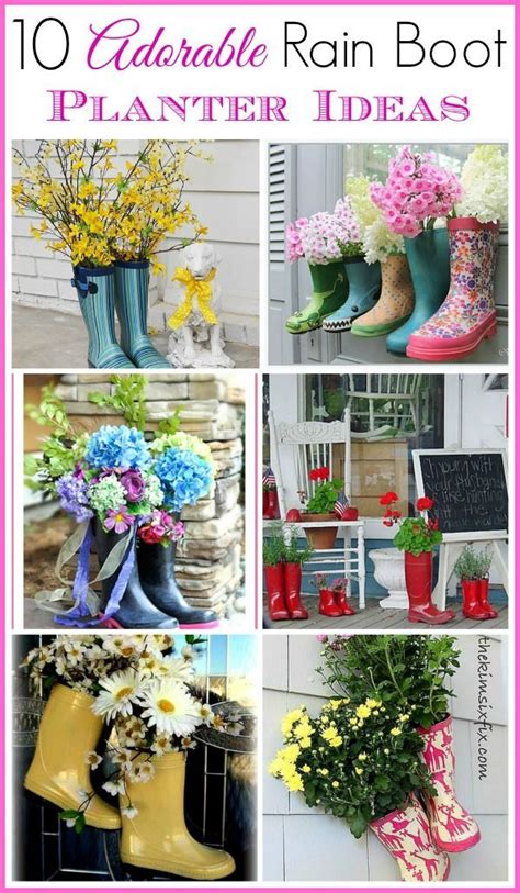 Cute For Spring Great Idea For Repurposing Old Or Out Grown Rubber