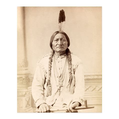 Historix Vintage 1885 Sitting Bull Photo Print Vintage Portrait Photo