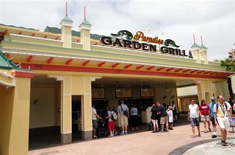 Paradise Garden Grill Menu at Disney California Adventure