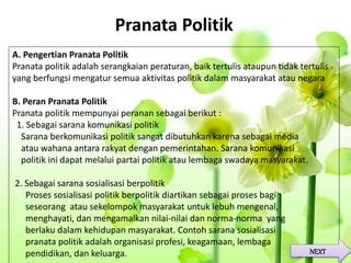 Pranata Politik Ppt