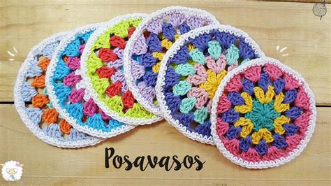 Posavasos A Crochet Youtube Adornos De Ganchillo Puntadas De