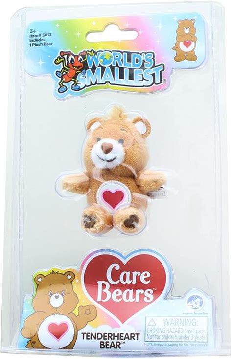 World S Smallest Care Bears Tenderheart Bear Plush