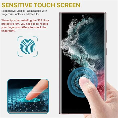 3d Curved Tempered Glass Samsung Galaxy S21s22 Ultra Fingerprint Sensor Unlock Ebay