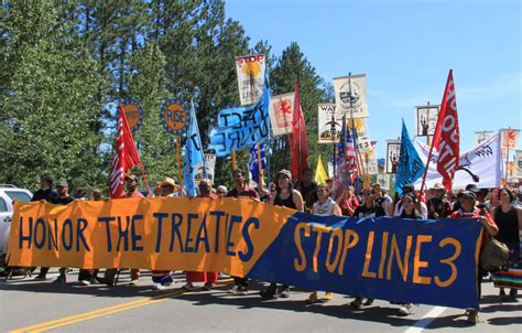 Native Water Protectors Test Treaty Rights Strategy As Line 3 Fight