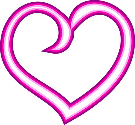 Vibrant Png Neon Heart Glowing Colorful Neon Light In Heart Shape