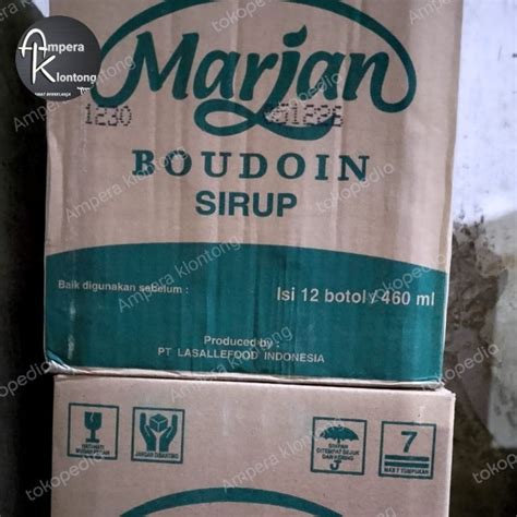 Jual Sirup Marjan Boudoin Rasa Cocopandan Melon Dus Botol