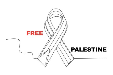 A ribbon of Palestinian solidarity 34910462 Vector Art at Vecteezy