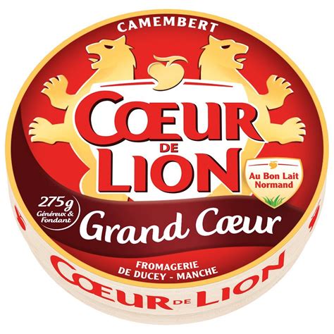 Camembert grand coeur Coeur de Lion Intermarché