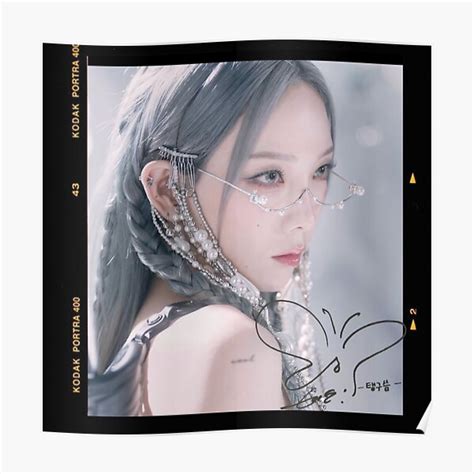 Taeyeon Invu Autograph Vintage Camera Poster For Sale By