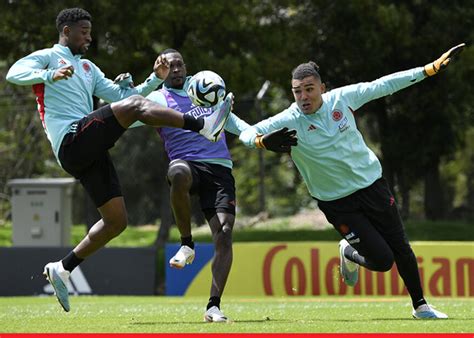 Primer entrenamiento de la Selección Colombia de Mayores para el