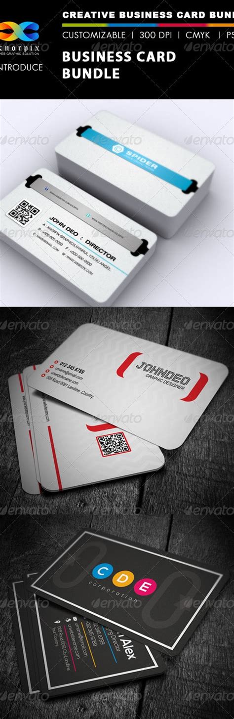 Business Card Bundle 3 In 1 Vol 10 By Axnorpix Graphicriver