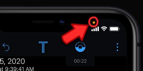 See That Orange Or Green Dot At The Top Of Your Iphone Here S What It