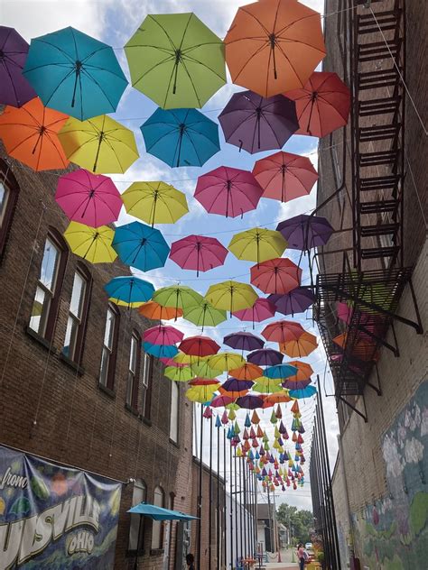 Umbrella Alley Louisville Oh Daniel Westfall Flickr