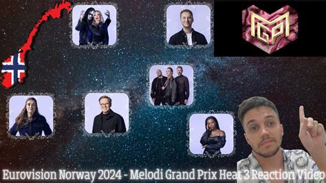 Eurovision Norway Reacting To Melodi Grand Prix Heat Songs