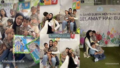 Paula Verhoeven Menangis Haru Bisa Rayakan Hari Ibu Bareng Anak