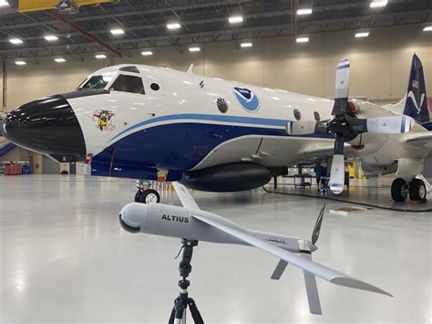 Noaa Wp D Orion N Rf With Demonstration Model Of An Altius Uncrewed