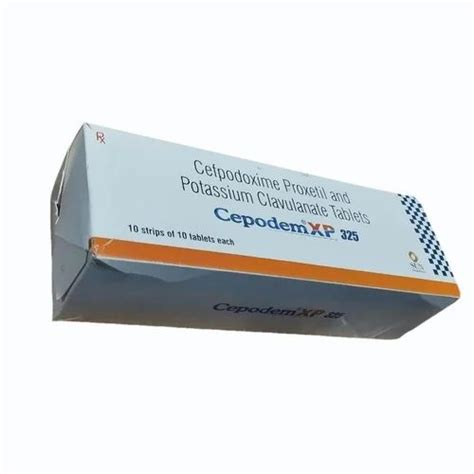 Cefpodoxime Proxetil Potassium Clavulanate Tablets 325 Mg At Rs 400