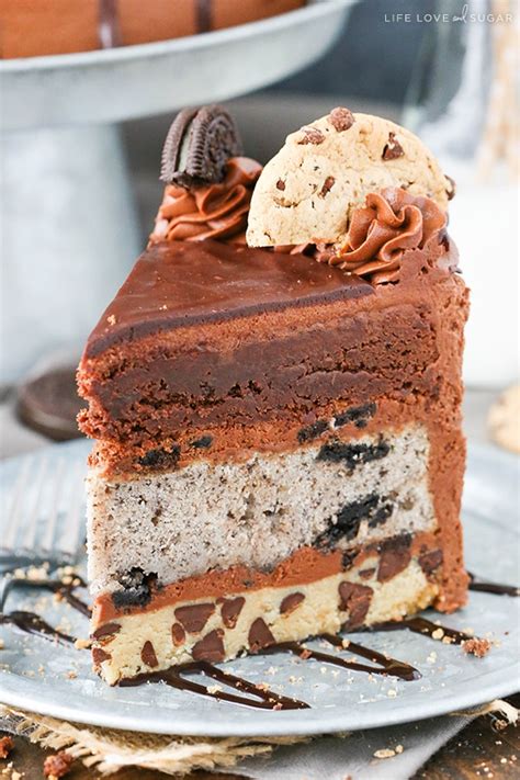 Oreo Brookie Layer Cake Cookie Brownie Cake Recipe