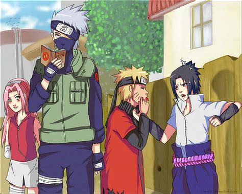 Return Of Team 7 Sakura Naruto Sasuke Kakashi Team 7 Hd Wallpaper Peakpx