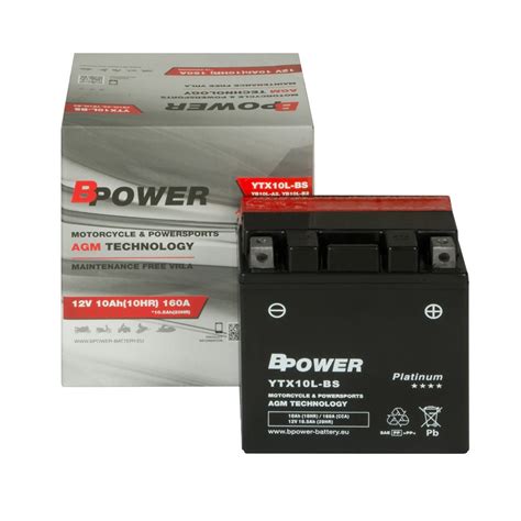 BPOWER PLATINUM YTX10L BS Akumulatory DK