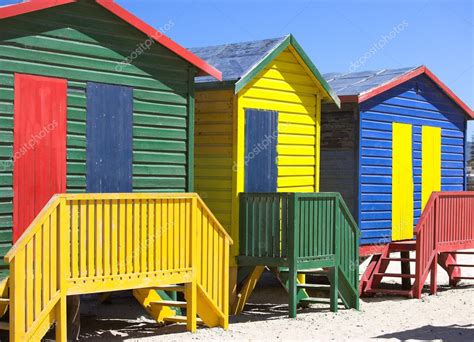 Colorful Beach Houses - Cape Town — Stock Photo © Dhoxax #6551087