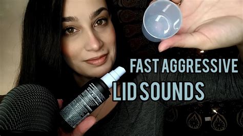 Asmr Fast Aggressive Lid Sounds And Hand Sounds Lid Swirling Pumping