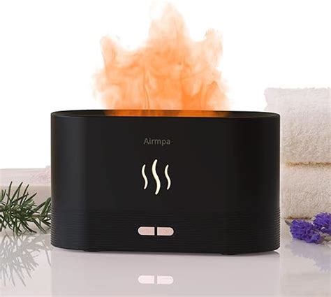 Aroma Diffuser Mit Flammen Effekt180ml Luftbefeuchter Diffusor Für