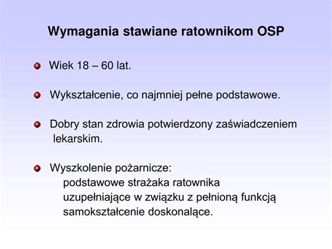 Ppt Podstawy Prawne Funkcjonowania Osp Powerpoint Presentation Free