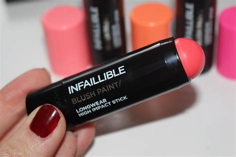 Loreal Infallible Blush Paint Palettes And Sticks Review And Swatches