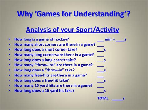 Why Use ‘teaching Games For Understanding’ ‘tgfu’ In Your Teaching Coaching Nick Hill Coaching