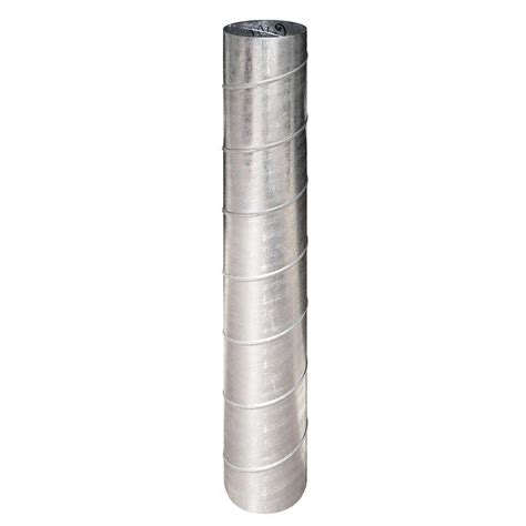 Master Flow 4 In X 5 Ft 26 Gauge Spiral Pipe 26sp4x60 The Home Depot