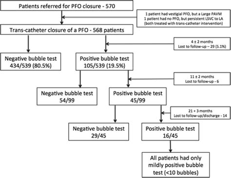 Incidence And Outcomes Of Positive Bubble Contrast Study Results After