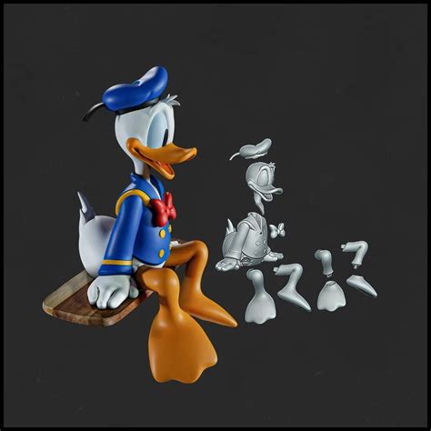 Donald Duck STL 3D Print Files for Digital Download and 3D - Etsy UK