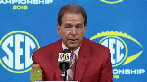 Nick Saban Previews Sec Championship Game Vs Georgia