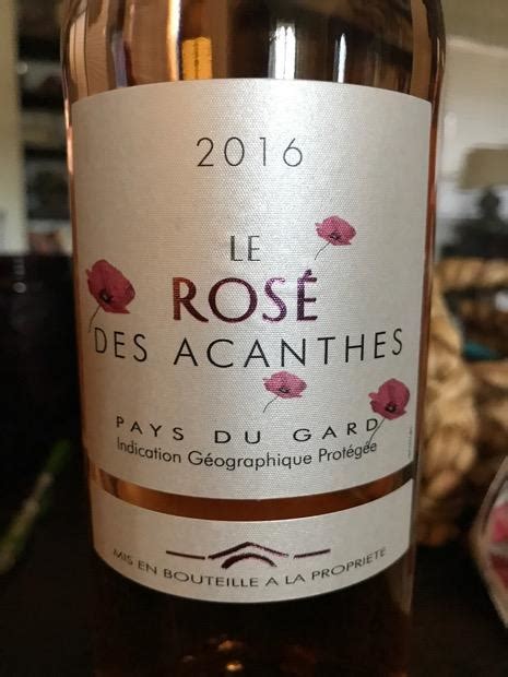 2016 Les Vignerons de Tavel Gard Le Rosé des Acanthes France