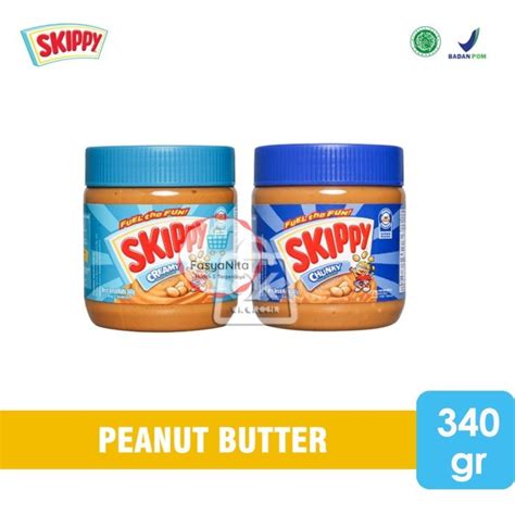 Jual Selai Kacang Skippy Chunky Creamy Peanut Butter Botol Kaca