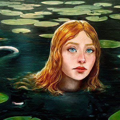 Artstation Marianne Eie Artwork Merfolk Painting